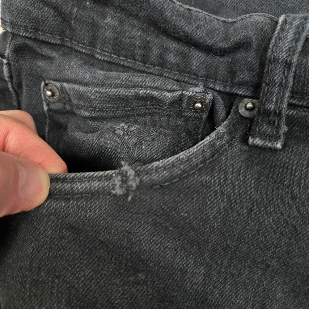 Levi‎ Strauss Signature S61 Relaxed jeans mens 33x32 (fits 33x30) charcoal black